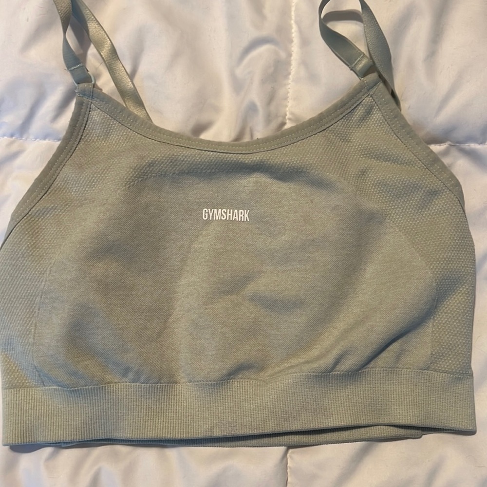 cute mint green gymshark sports bra